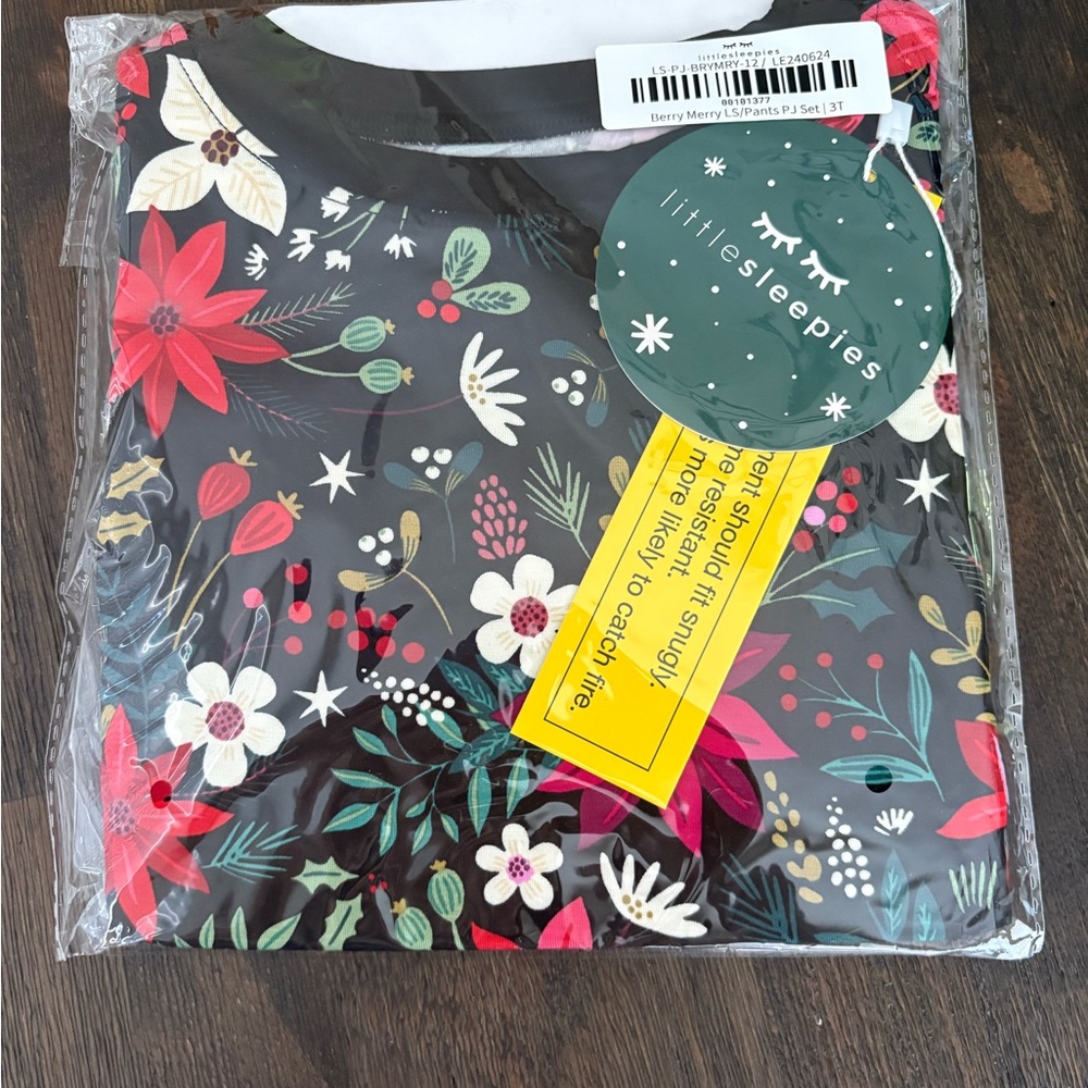 Little Sleepies Merry Berry Long Sleeve Pajama Set